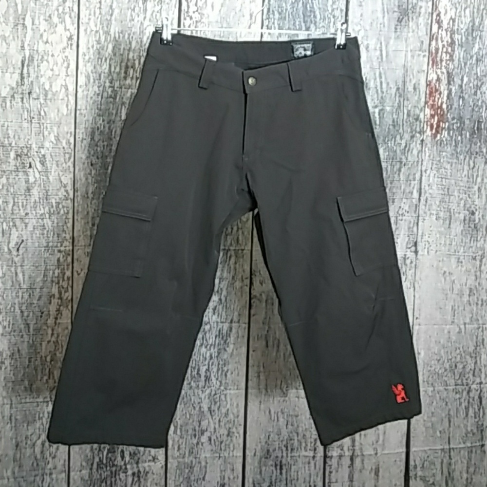 Chrome Industries Cargo Capri Bike Pants Charcoal